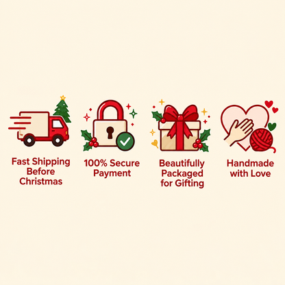 Hand-made Christmas bags