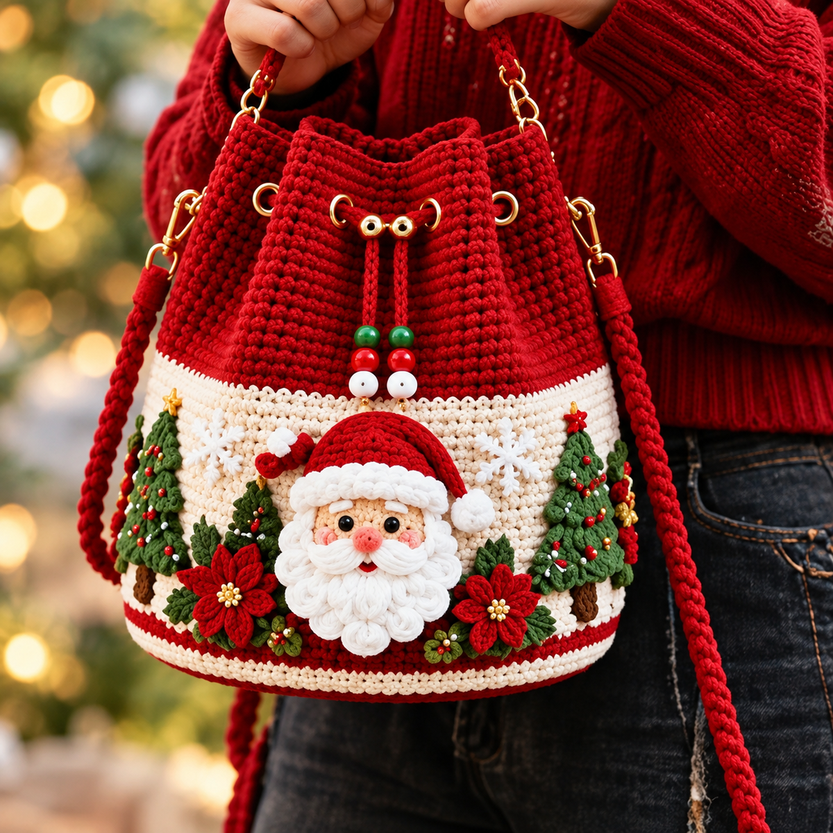 Hand-made Christmas bags