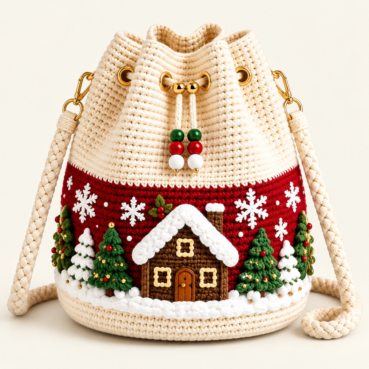 Hand-made Christmas bags